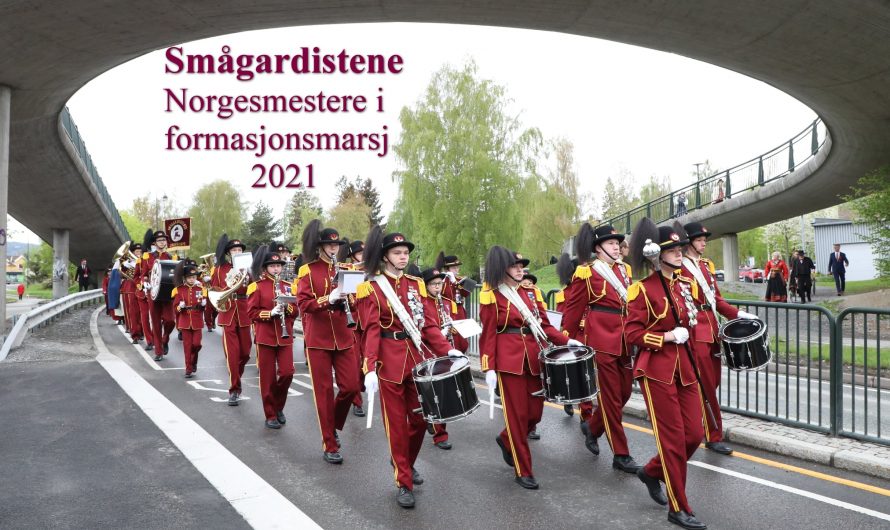 Smågardistene er Norgesmestere i formasjonsmarsj!