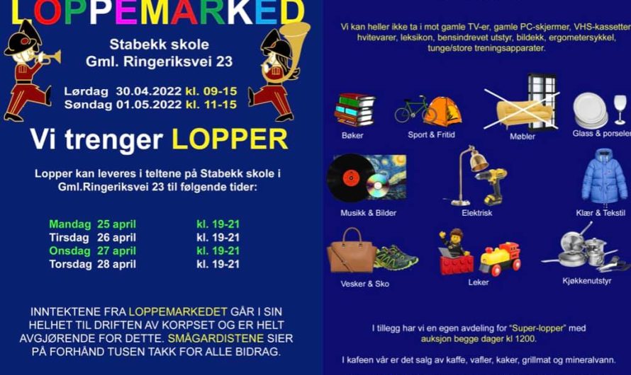 Rydd i boder, garasjer og på loft! Nå blir det loppis!