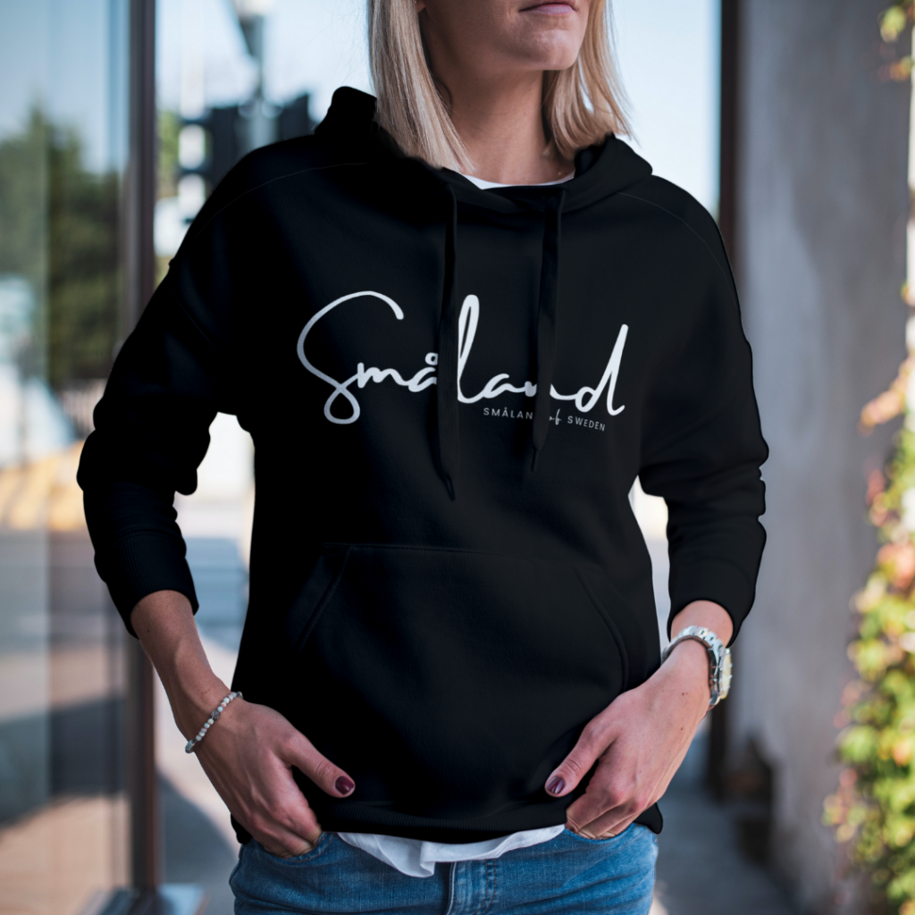 Svart hoodie