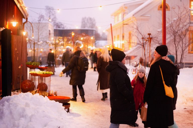 Julmarknad på Astrid Lindgrens Näs