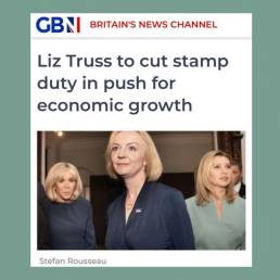 Liz Truss and others photographed