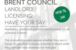 Flyer for Brent Council Consultation