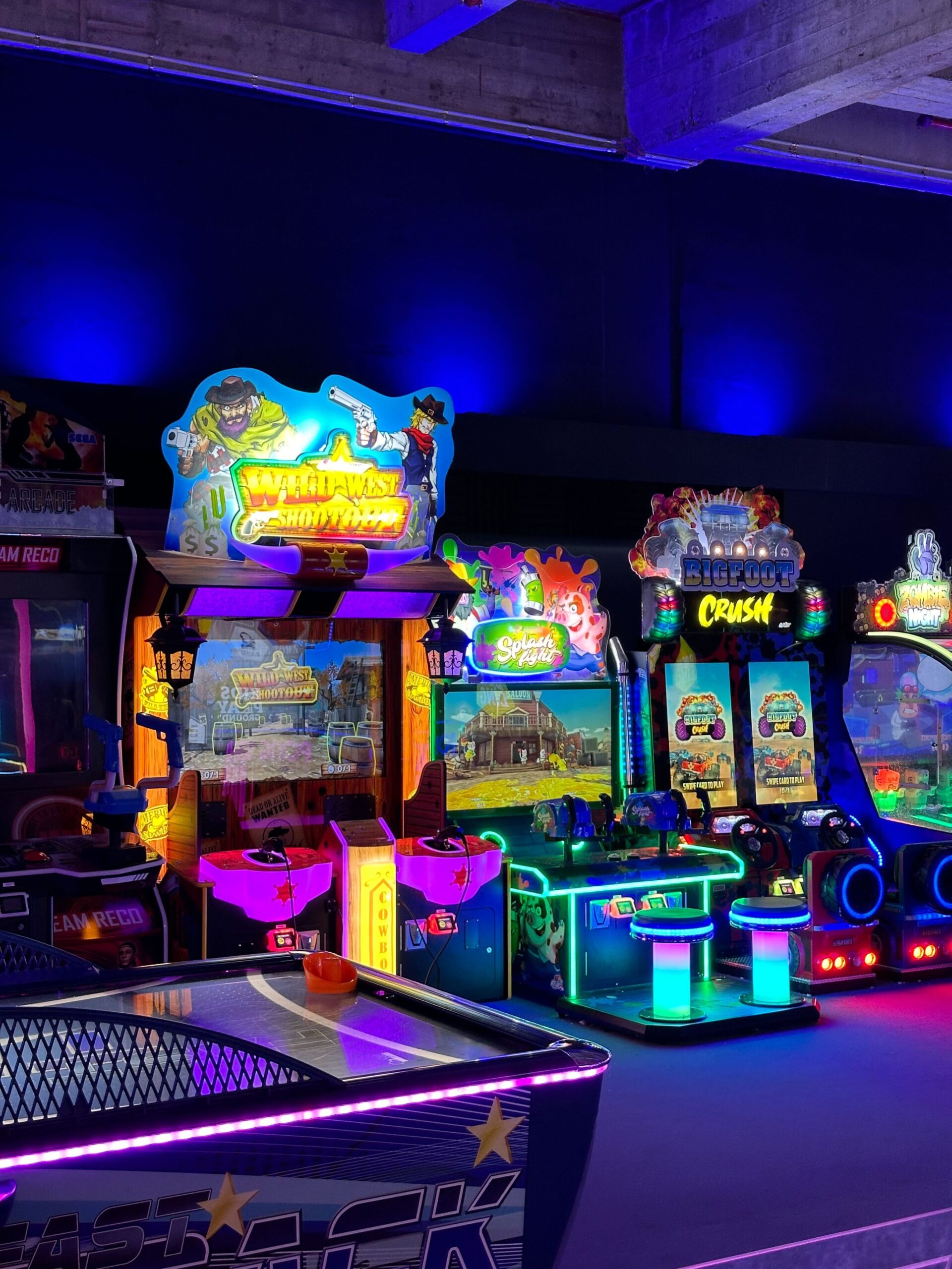 photo salle d'arcade chez smash arcade