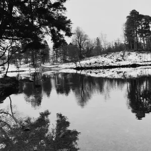 Winter picture from a Cumbrian tarn