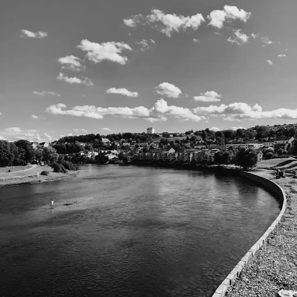 A picture of the river Nid in Trondheim, Norway