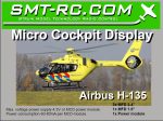 Micro cockpit display set Airbus H-135