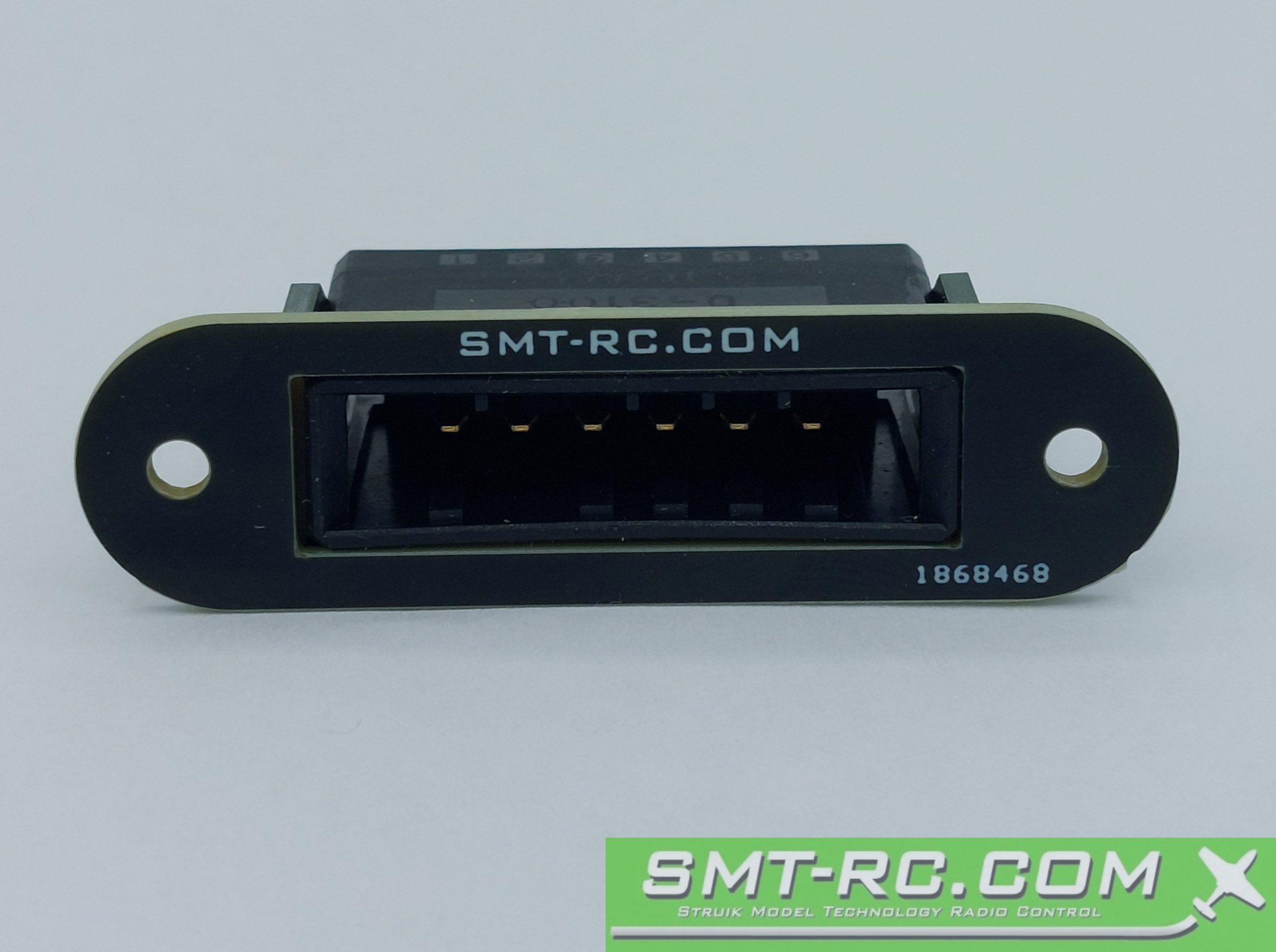 6 pins connector + stekker 1 m 1 rij – Struik Model Technology