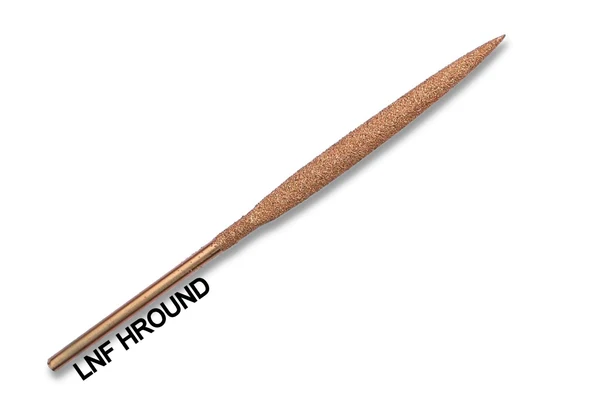 lnfhround Perma-Grit large naaldvijl halfrond18cm - Afbeelding 1