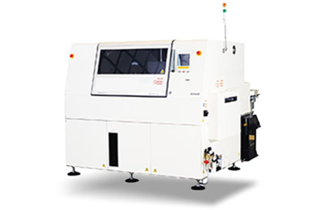The RL 132 high-speed radial THT-insertion machine, with a cycle time of 0.14s/component, offers outstanding technology in an efficient footprint.