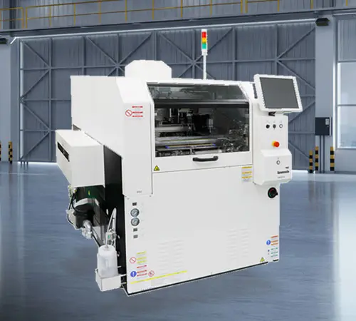 The single-lane printer SPG2 offers high-precision printing