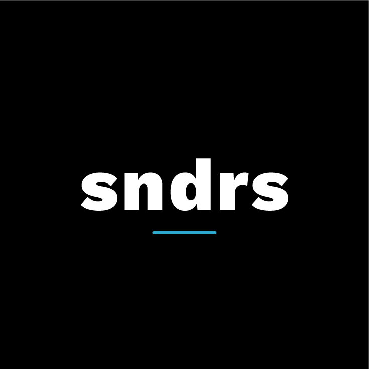 Sndrs logo dark background