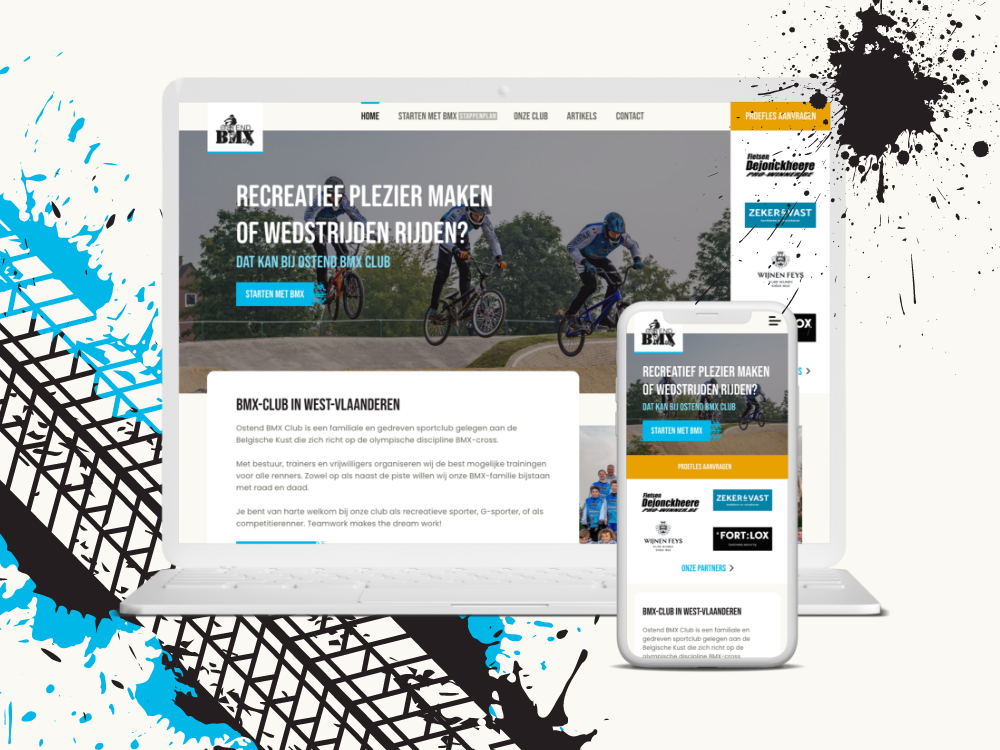 Nieuwe website voor de familiale en gedreven sportclub in Oostende.