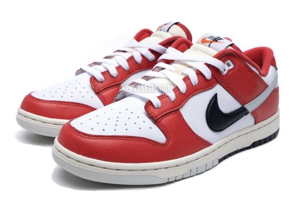 Nike Dunk Low University Red/Black-LT Silver-White Bilder (prvt.selection) - Sneakersanalys.se