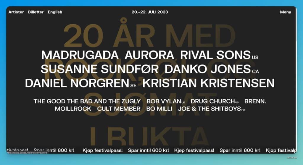 bukta festivalen