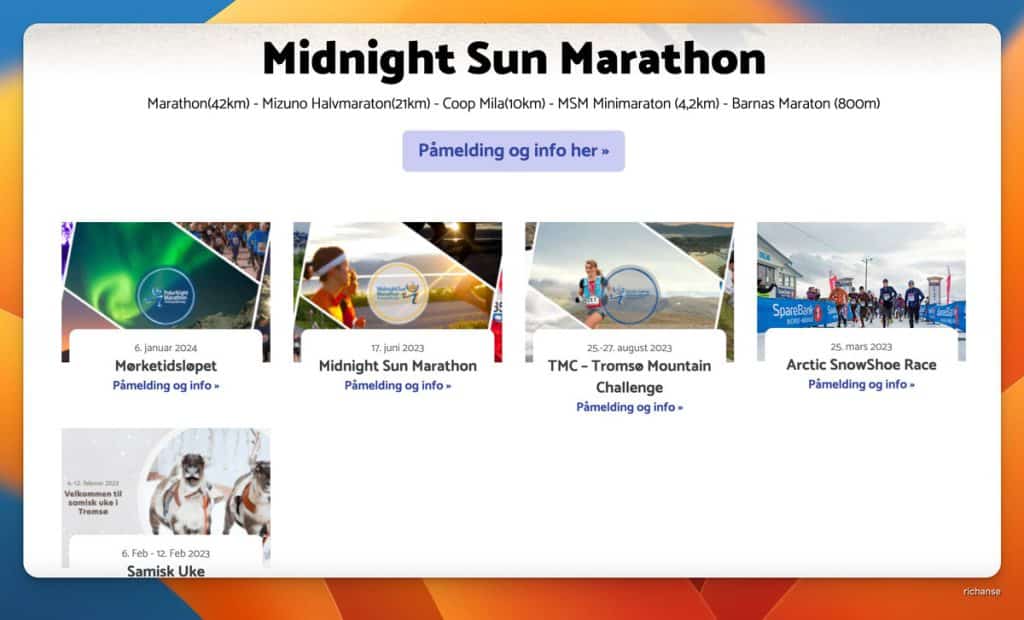 midnight sun maraton