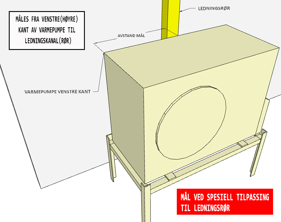 VARMEPUMPE UTEDEL OPPMÅLING | snekkervlad.no
