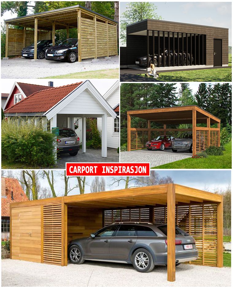 Prosjekterer Og Bygger Carport | Garasjer | Snekkervlad.no
