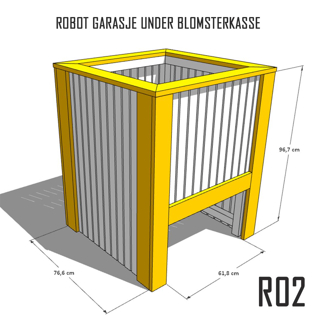 ROBOTGRESSKLIPPER GARASJE TEGNINGER | snekkervlad.no