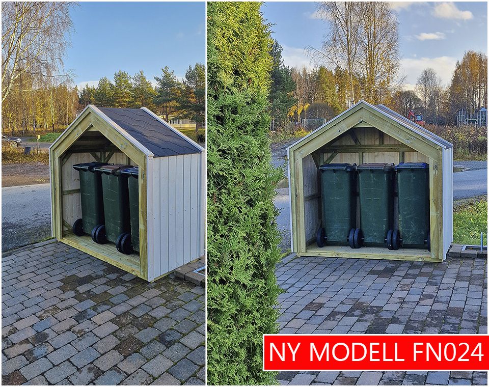 Soppelskur Med Tak () Soppelskur Med Tak
