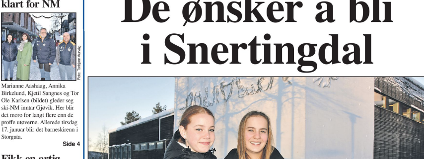 Skjermbilde av Gjøviks Blad