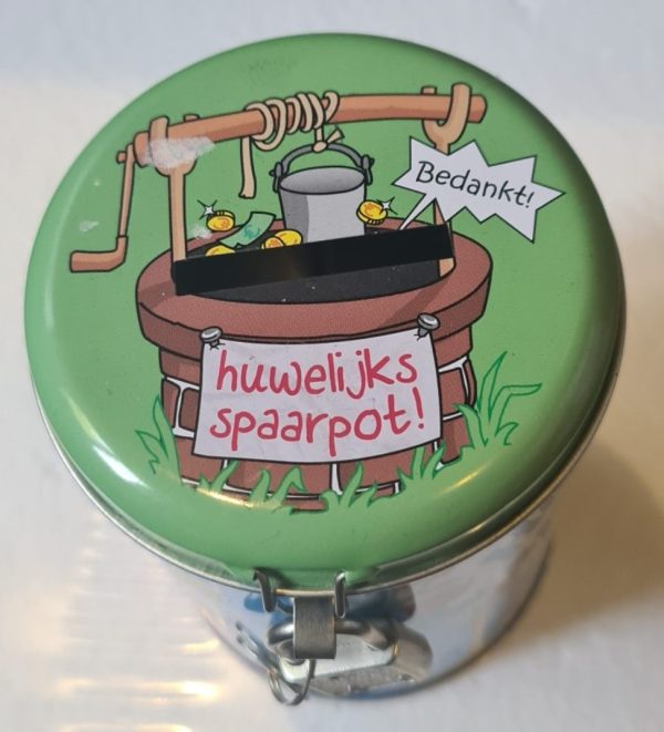 Huwelijksspaarpot met slotje