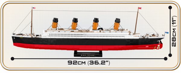 COBI 1916, R.M.S. Titanic, scale 1:3000
