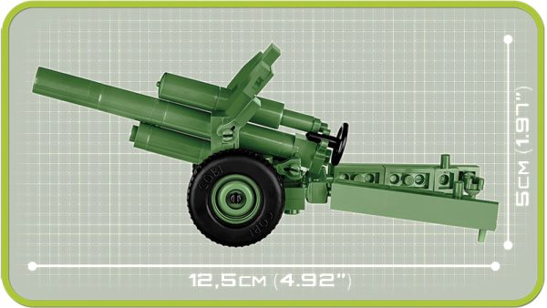 cobi 2395 122 mm Howitzer m1938 M