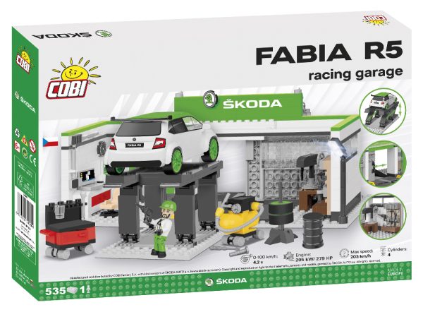 COBI 24580, Skoda Fabia R5 Racing Garage