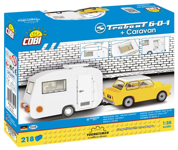 COBI 24590, Trabant 601 + caravan