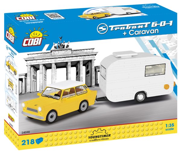 COBI 24590, Trabant 601 + caravan