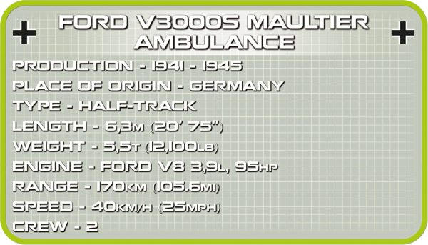 COBI 2518, Ford V3000S Maultier