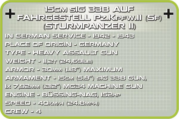 COBi 2528, 15cm SIG 33 Auf Fahrg