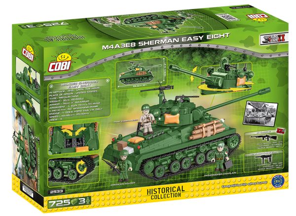 COBI 2533, M4A3 Sherman (easy Eight)