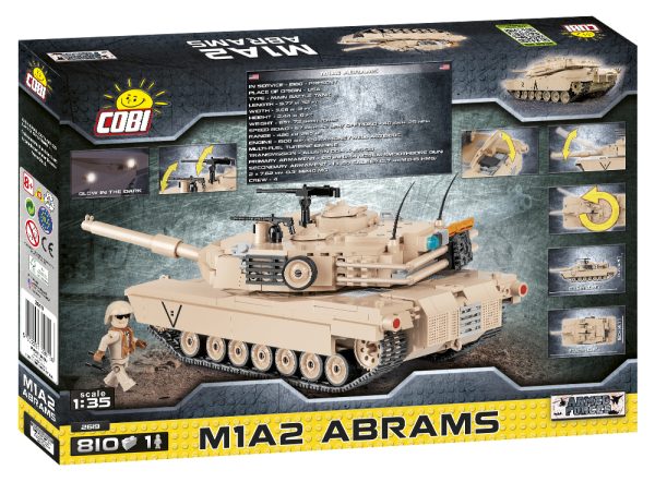 COBI 2619, Abrams M1A2 scale 1:35