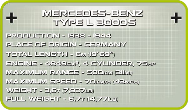 COBI 2455A, Mercedes Benz L3000S
