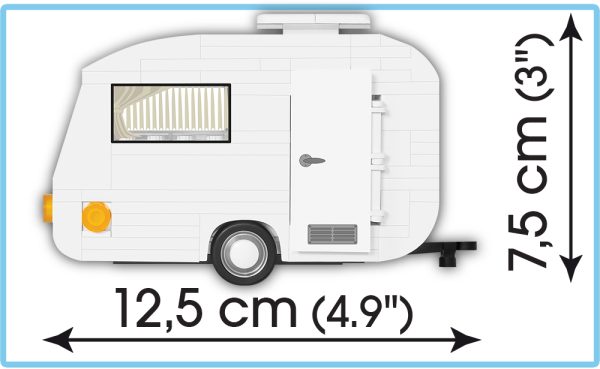 COBI 24590, Trabant 601 + caravan