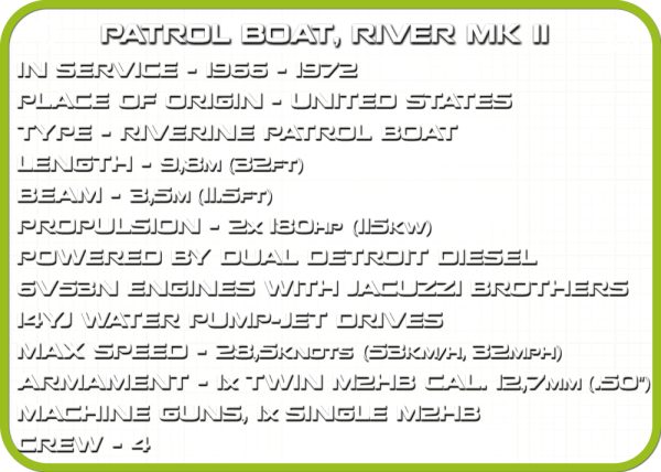 COBI 2238, PBR 31 MK.II (patrol Boat River)