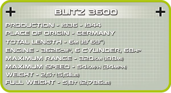 COBI 2254, Blitz 3600