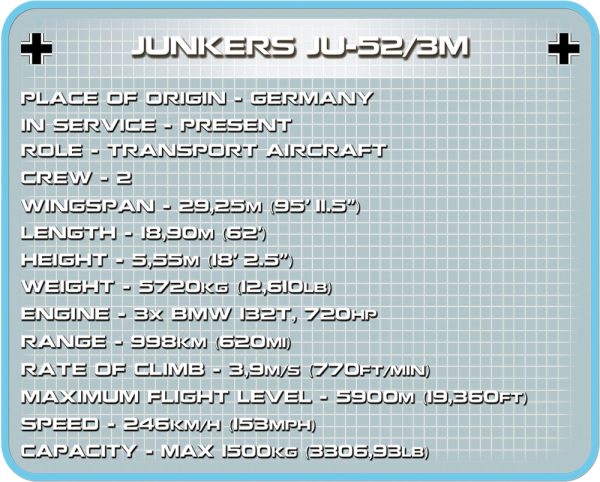 COBI 5710, Junkers JU 52/3M