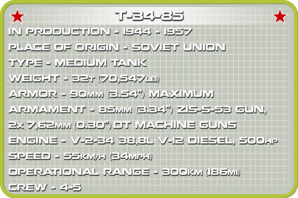 COBI 2702, T-34-85
