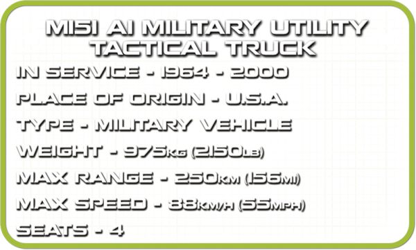 COBI 2230, M151 A1 MUTT