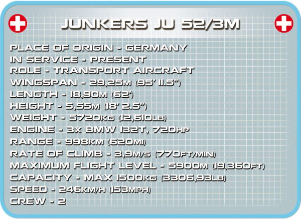 COBI 5711, JUNKERS JU 52/3M