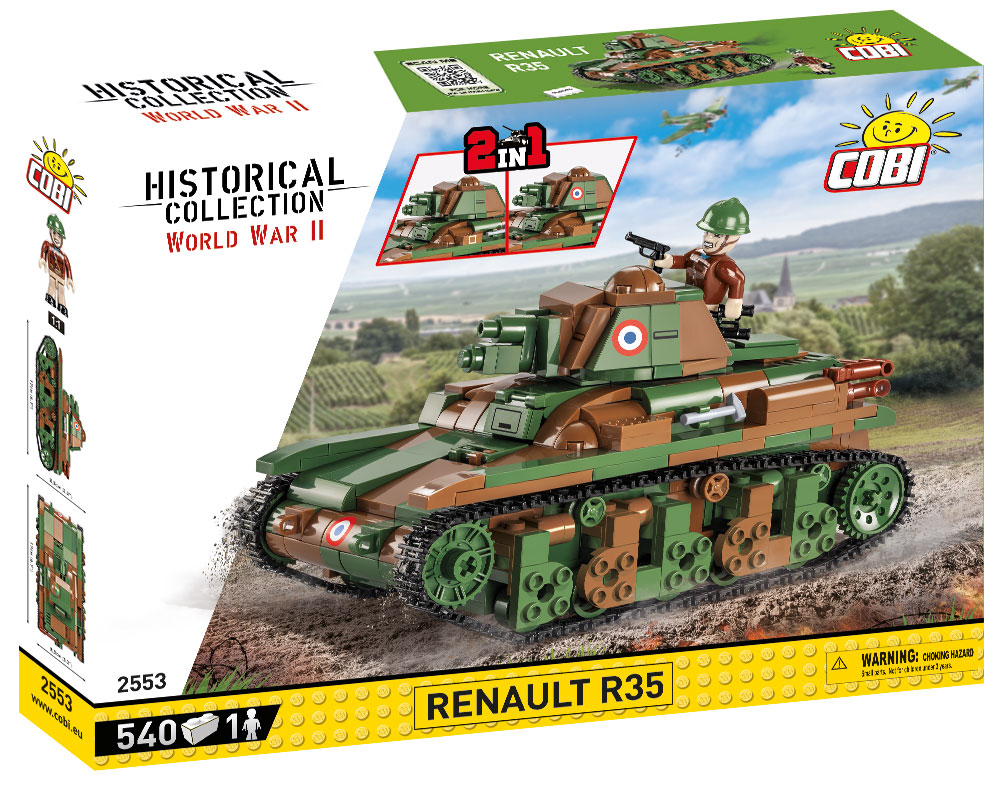 COBI 2553 Renault R35 - Snoopy's Brick Shop