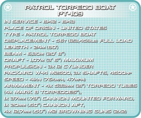 COBI 4825, Patrol Torpedo Boat PT-109