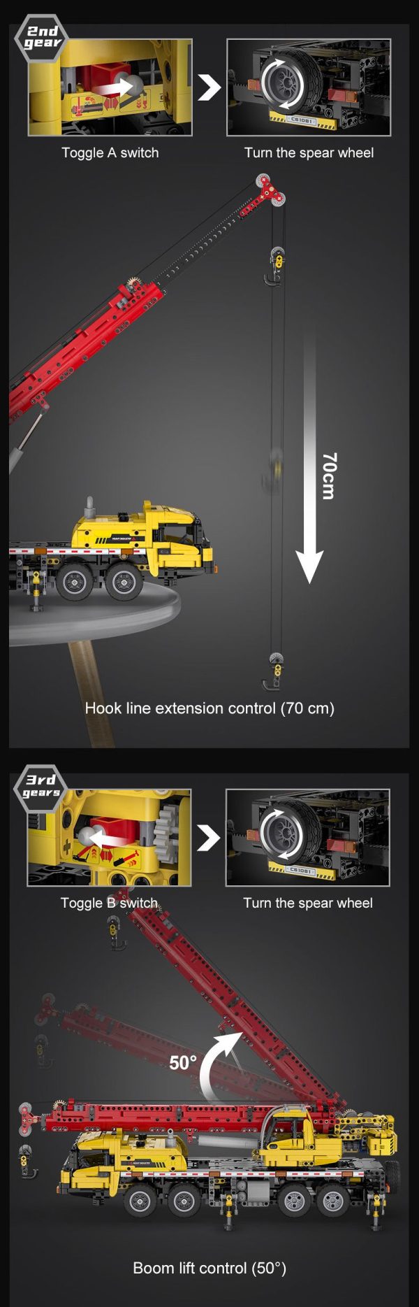 CaDA C61081W, Mobile crane