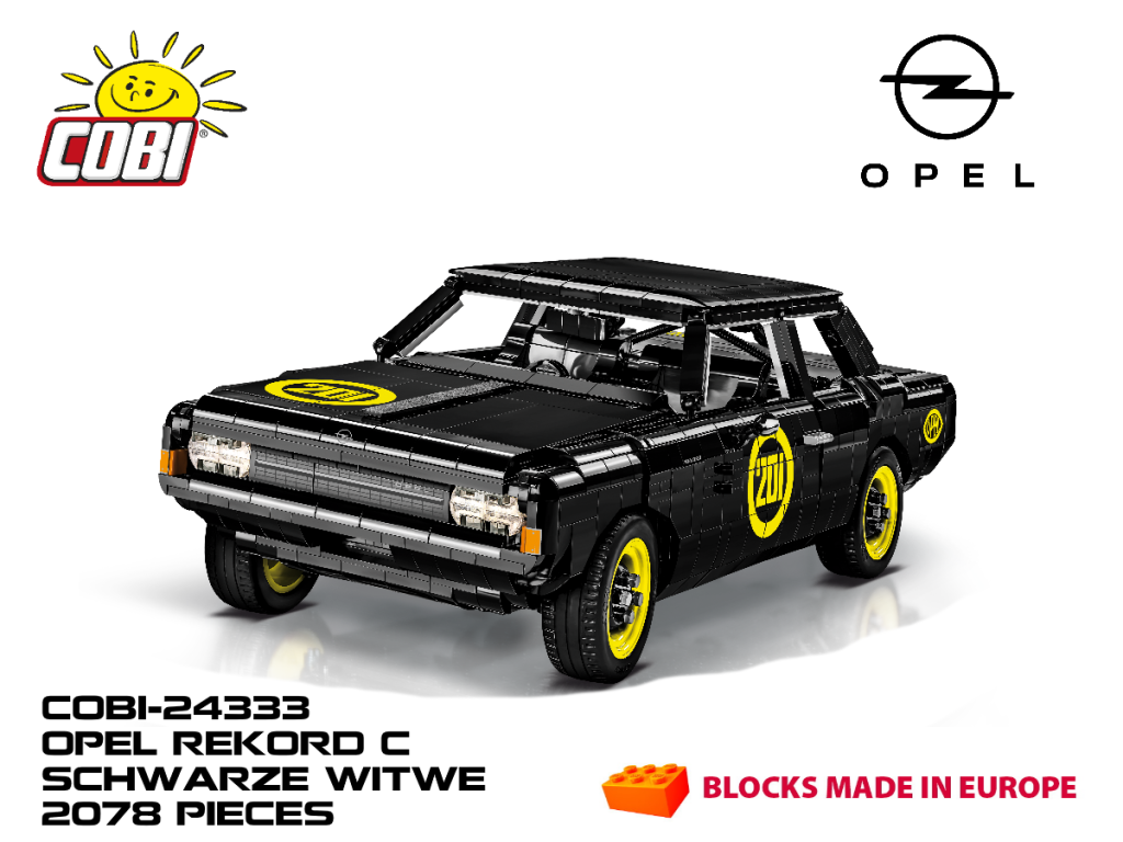 COBI 24333 Opel Rekord C Schwarze Witwe