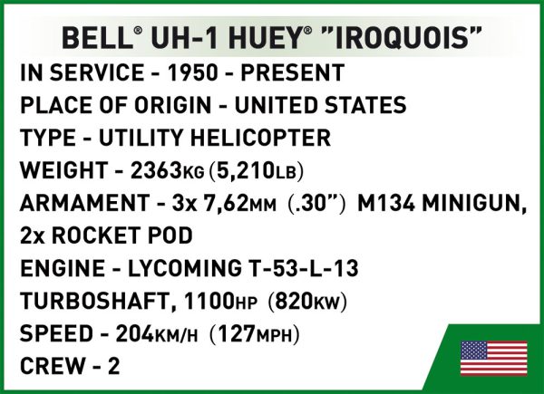 COBI 2422, Bell UH-1 HUEY® “IROQUOIS” – EXEECUTIVE EDITION
