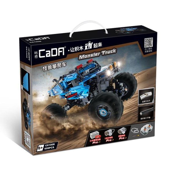 CaDA C51045w, 4 x 4 Power Monster Truck (incl. Motoren)