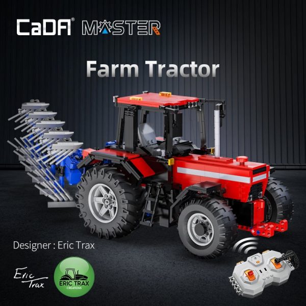 CaDA C61052W, Tractor schaal 1:17 incl Motoren