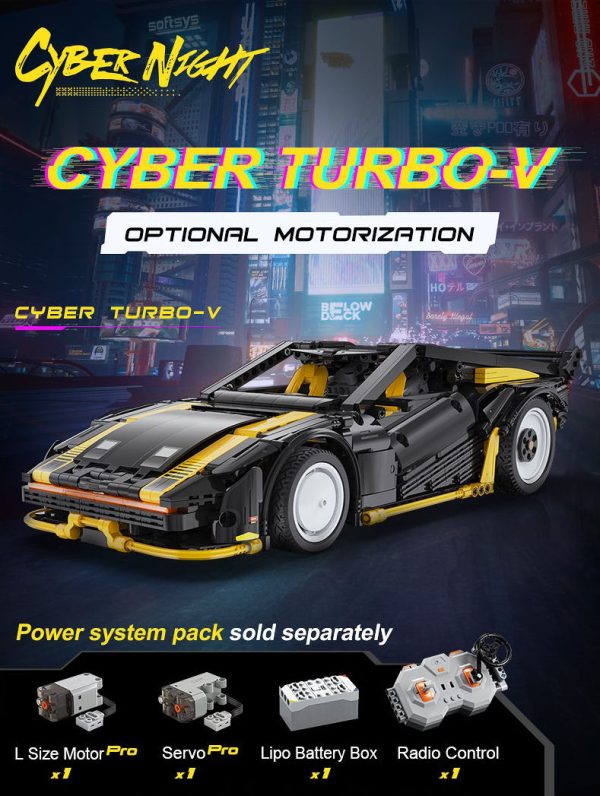CaDA C63001w, Cyber Turbo-V (excl. Motoren)